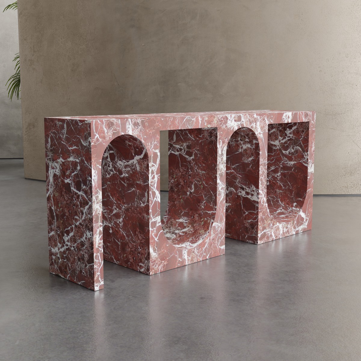 Cross Leg Side Table for Living Room