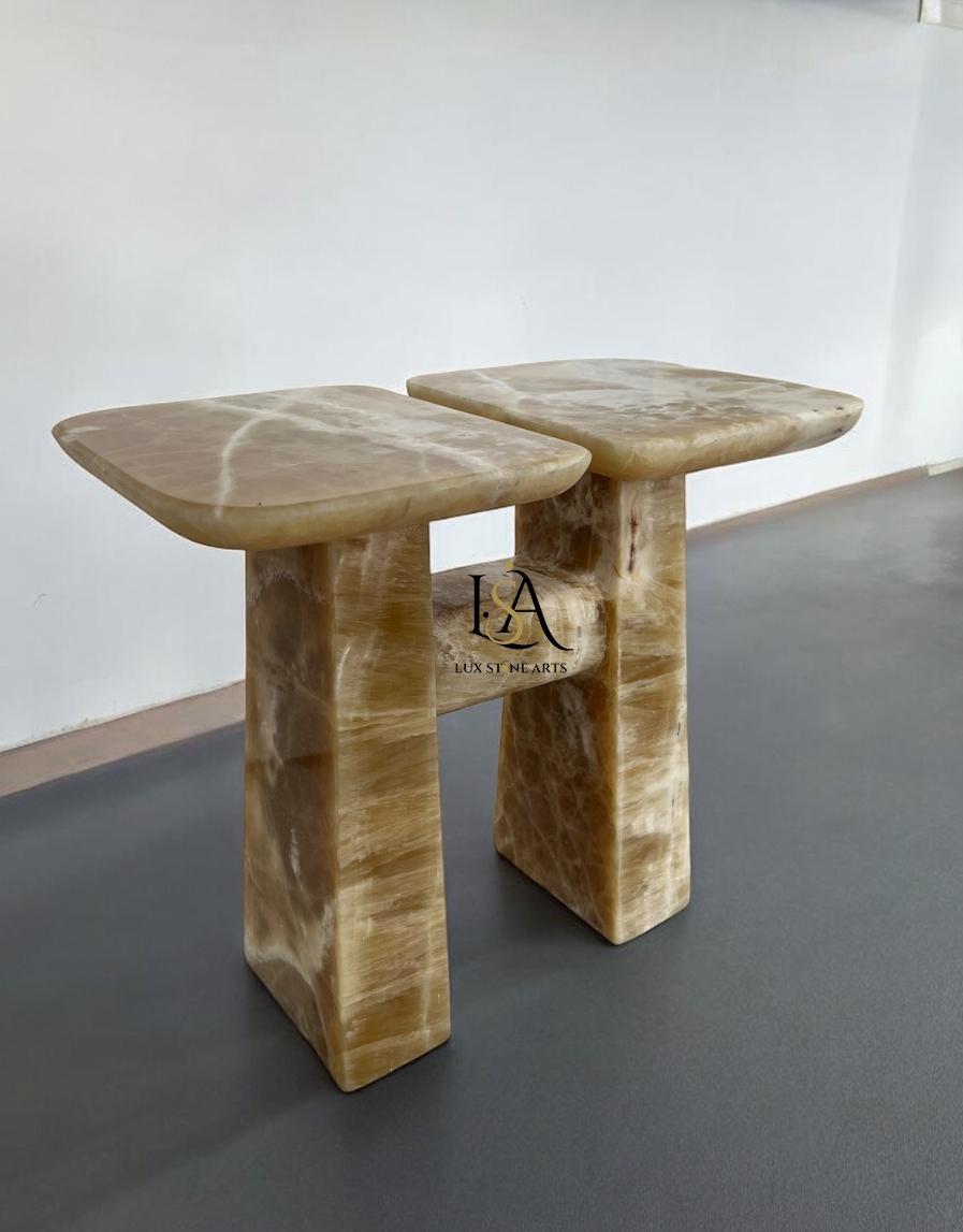 Cross Leg Side Table for Living Room