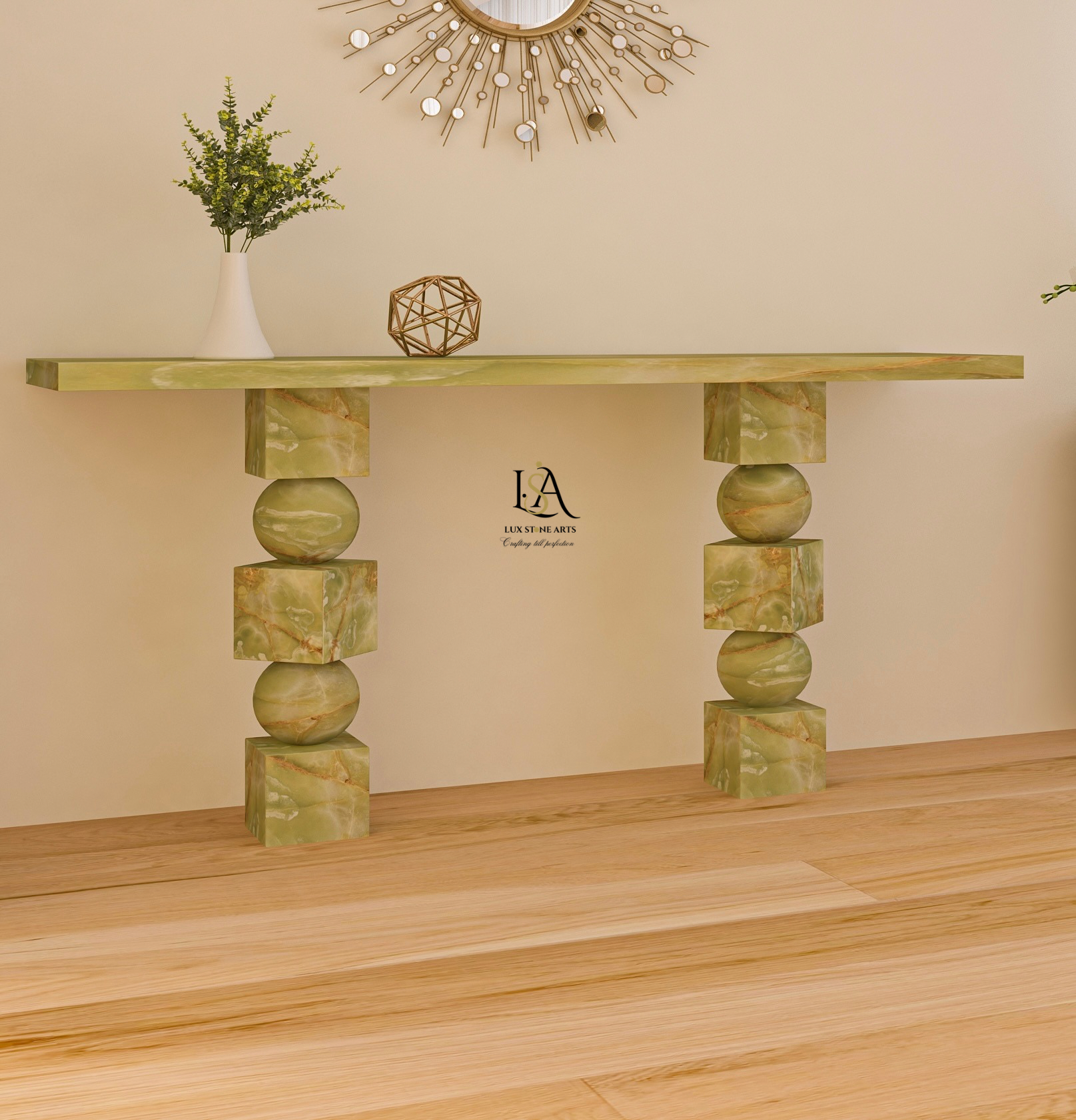 Cross Leg Side Table for Living Room