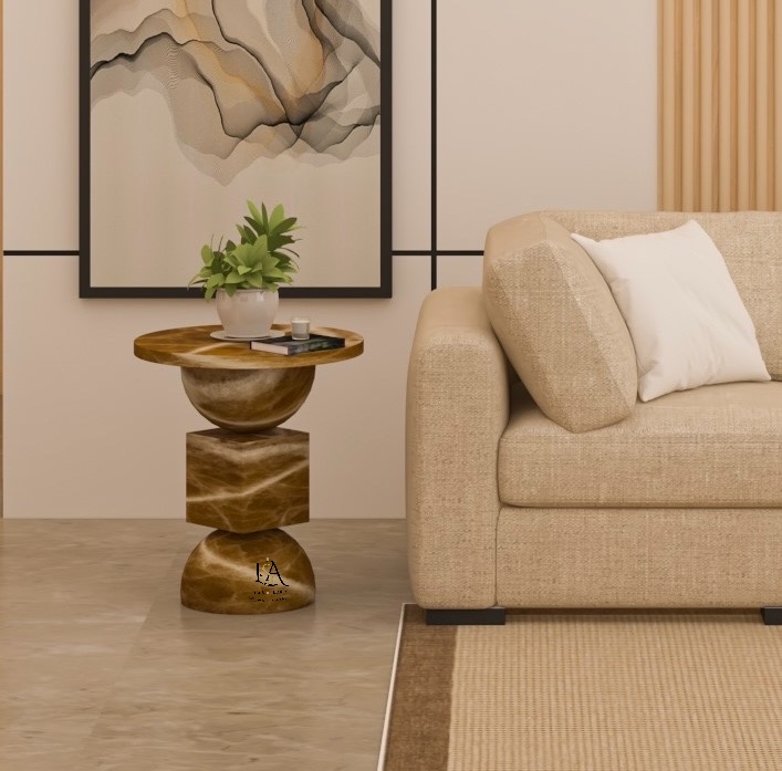 Cross Leg Side Table for Living Room