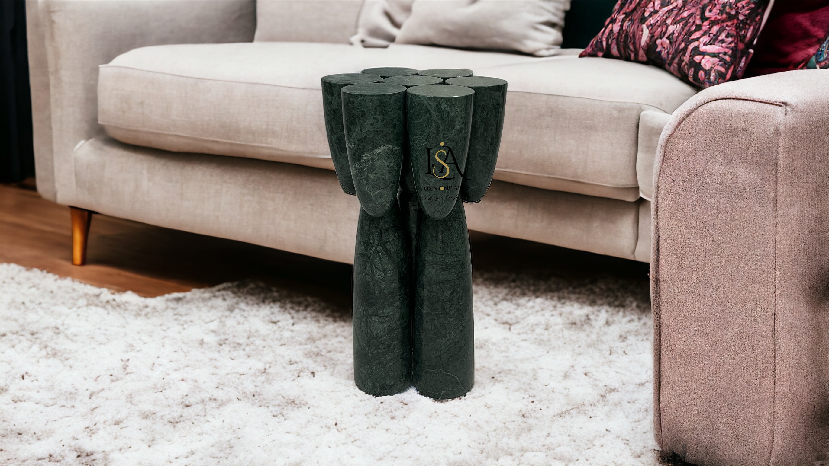 Cross Leg Side Table for Living Room