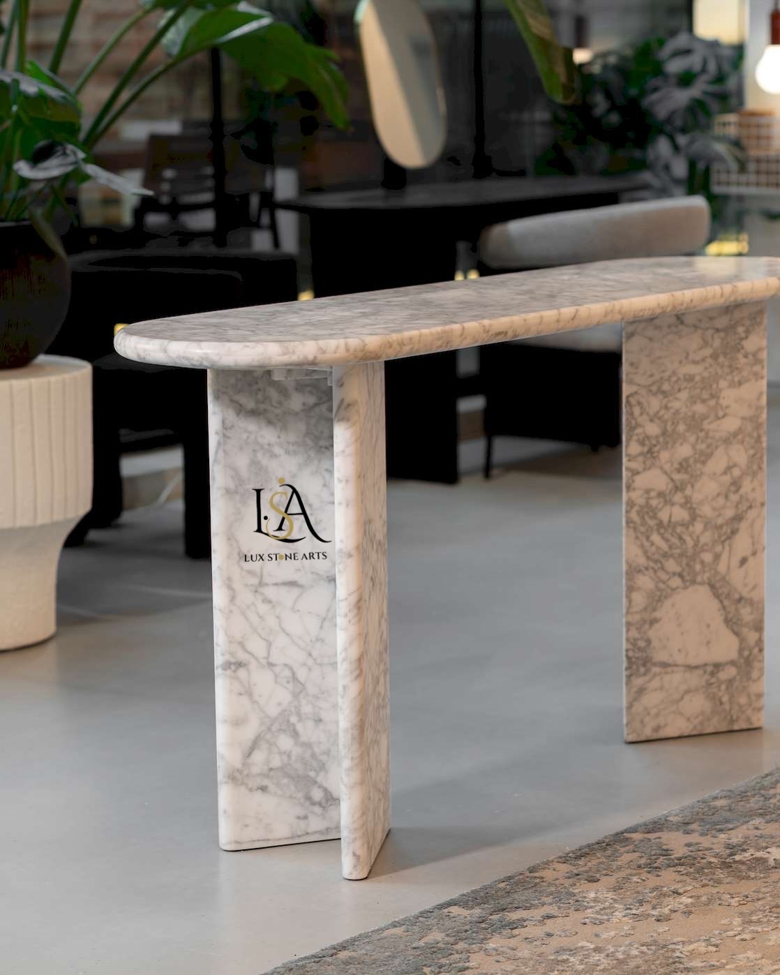 Cross Leg Side Table for Living Room